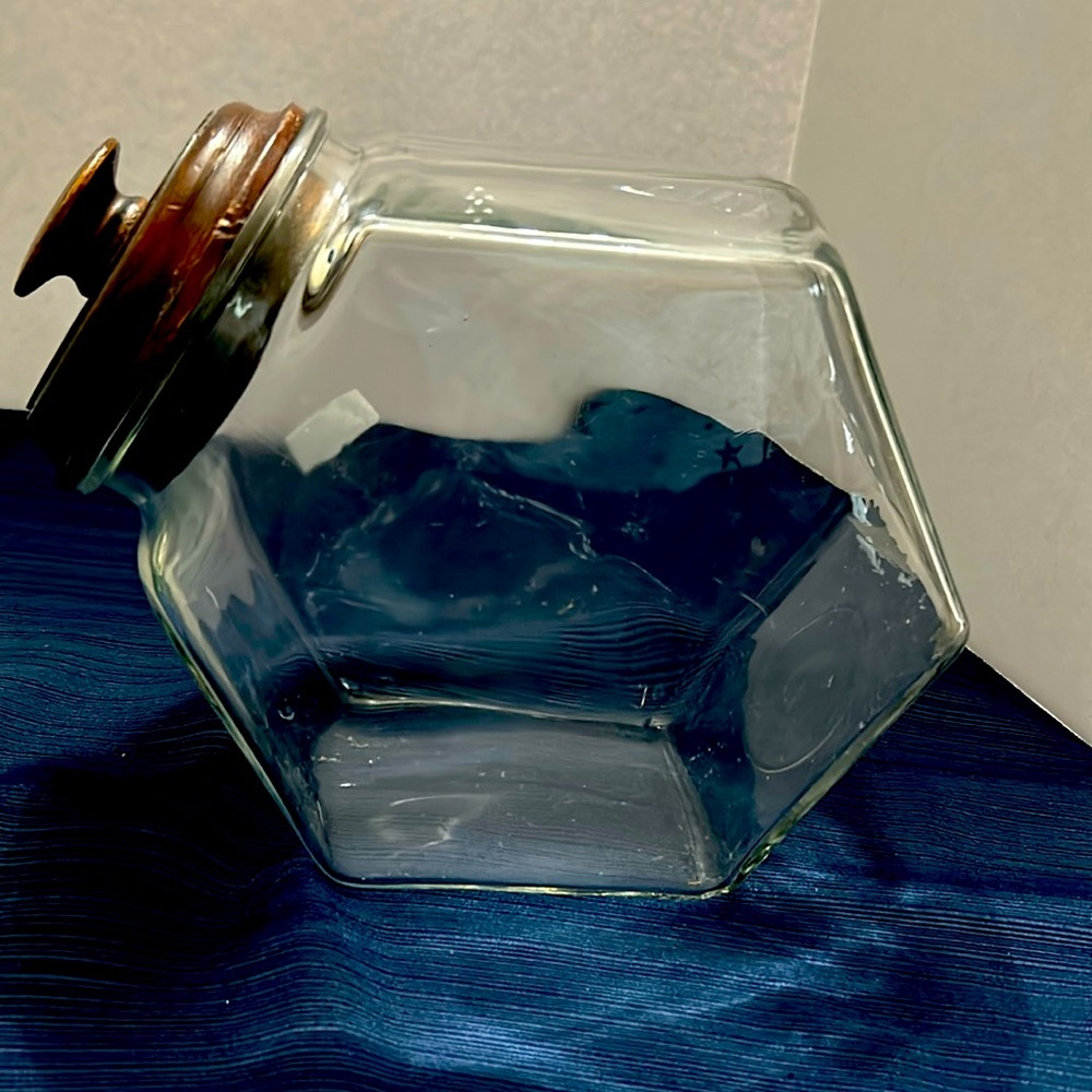 Penny candy slant jar